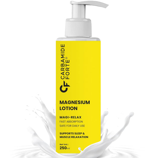 Carbamide Forte Magnesium Oil Lotion | Magnesium Lotion for Feet, Sleep Support, Muscle Recovery & Pain Relief | Magnesium Lotion for Sleep | 250ml