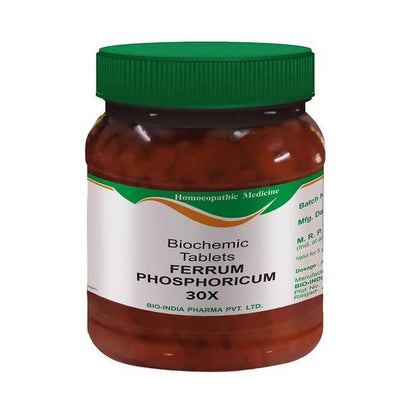 Bio India Homeopathy Ferrum Phosphoricum Biochemic Tablets