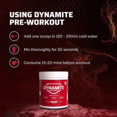 Dynamite Pre-Workout (210g, 15 Servings) | Fruit Blast