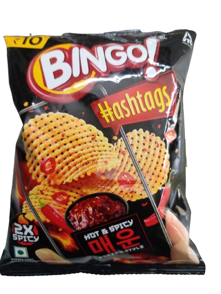 50x Bingo Hashtags 2X Hot & Spicy 20G ( Pack of 50 )