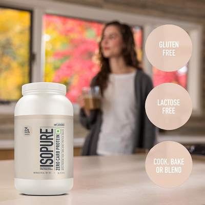 Isopure Zero Carb Protein– 1 kg / 2.2lb (Unflavoured) and Optimum Nutrition (ON) Gold Standard Pre-Workout