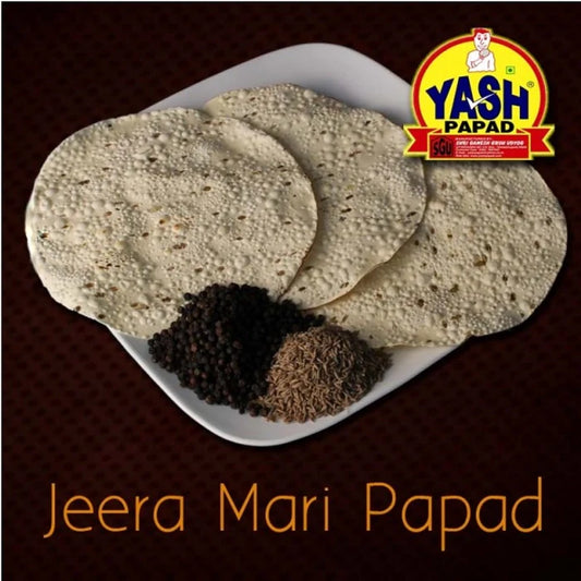 Yash Jeera Mari Papad | 400 Gms