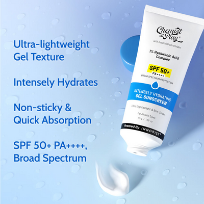 Chemist At Play Intensely Hydrating Gel Sunscreen SPF 50+