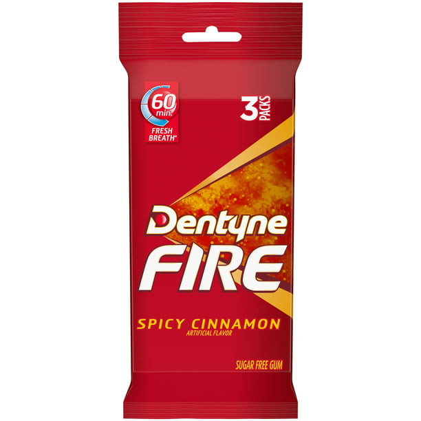 Dentyne Fire Spicy Cinnamon Sugar Free Gum
