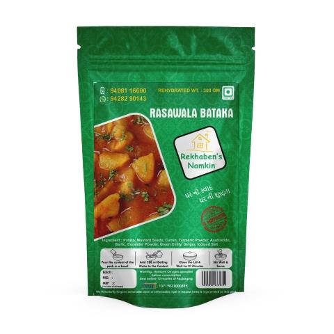 Rekhaben's Namkeen Rasawala Aloo | Ready To Eat 50 gms