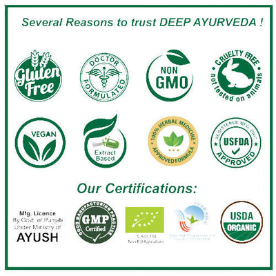 Deep Ayurveda Virog Tridosha Balance Tablets