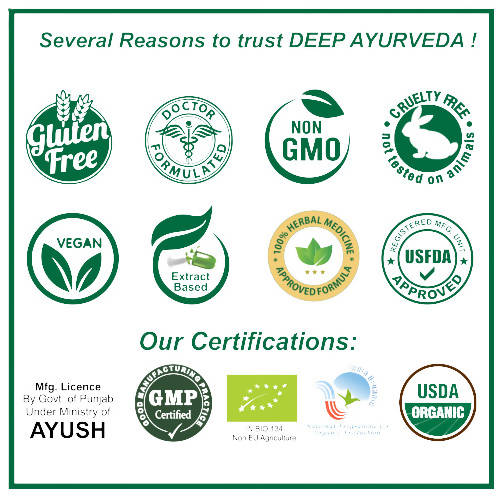 Deep Ayurveda Virog Tridosha Balance Tablets