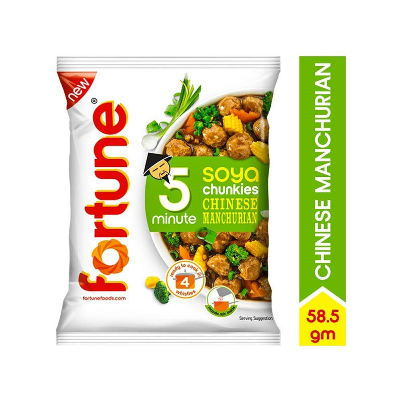Fortune 5 Minute Chinese Manchurian Soya Chunks, 49.4g