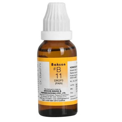 Bakson's Homeopathy B11 Drops (Pain)