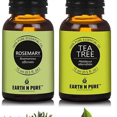 Earth N Pure Rosemary & Tea Tree Essential Oils