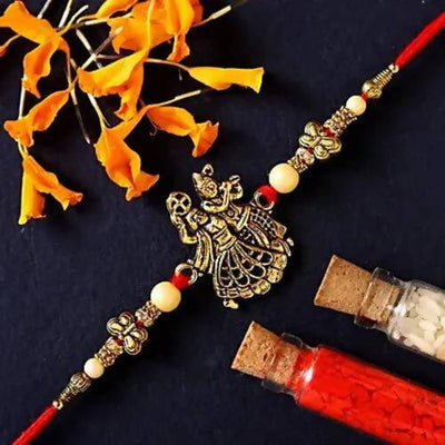 Blessed Krishna Rakhi and Sweet Savoury Treats