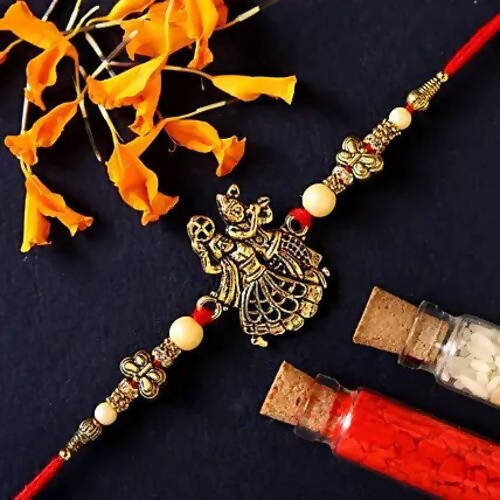 Blessed Krishna Rakhi and Sweet Savoury Treats