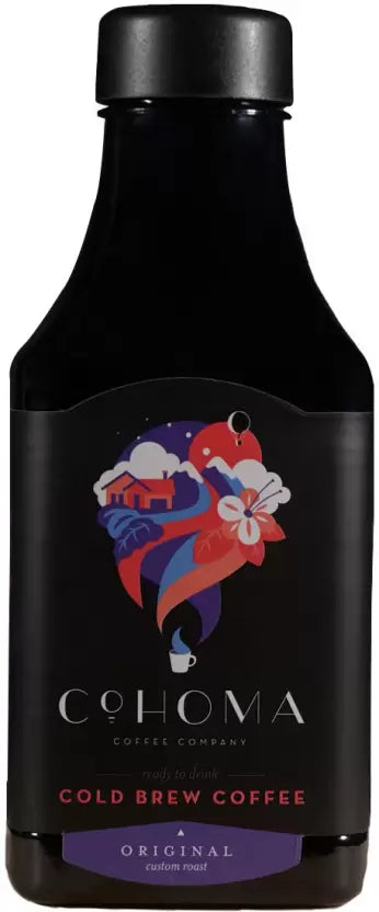 Cohoma Coffee Company Cold Brew: Original Custom Roast (1050 ML) (Ready to Drink) Roast & Ground Coffee  (1.05 L)