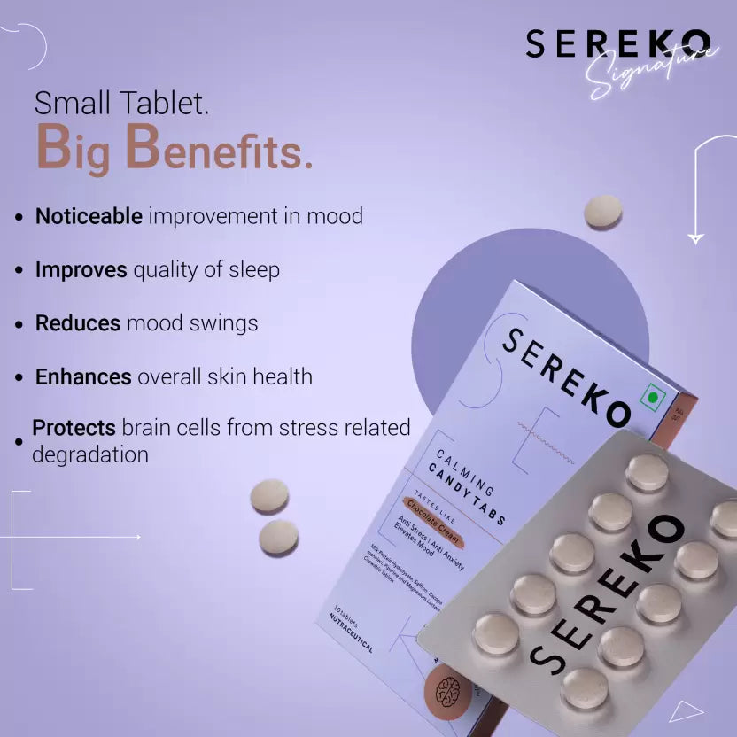SEREKO Calming Candy Tabs Chocolate Candy  (10 pieces)