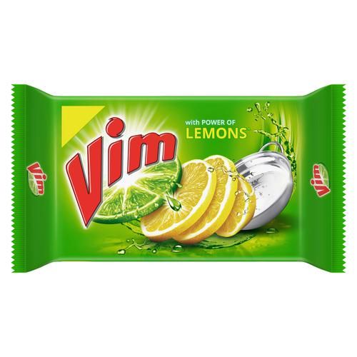 Vim Dishwash Bar Lemon, 155 g