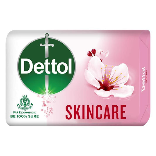 67x Dettol Skincare Bathing Soap Bar, Pack of 67 (75 g each) - With Glycerine, Moisturising, Protects From Germs