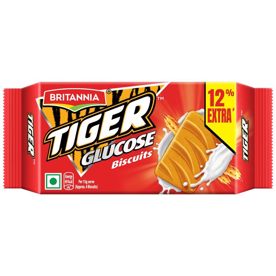 Britannia Tiger Glucose Biscuits, 115 g