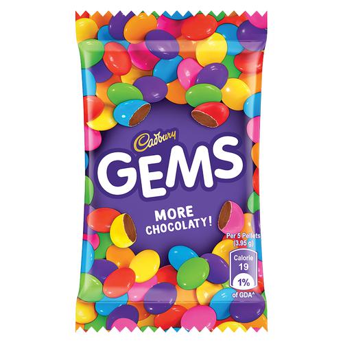 Cadbury Gems Sugar Coated Chocolate, 7.9g