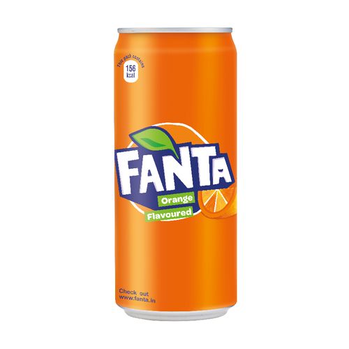 Fanta Soft Drink - Orange Flavoured, 300 ml Can