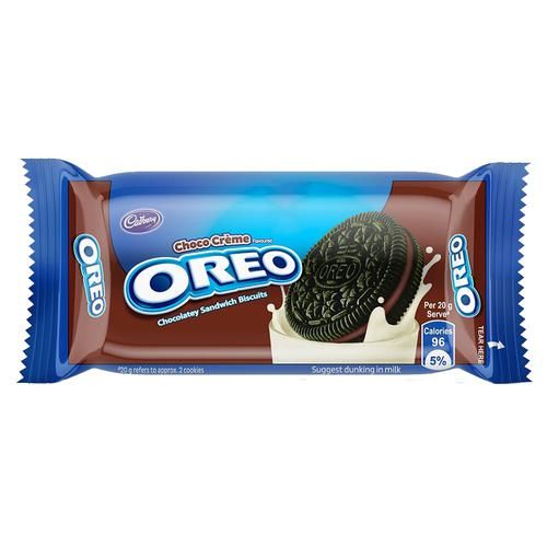 Cadbury Oreo Creame Biscuit - Chocolate, 50g