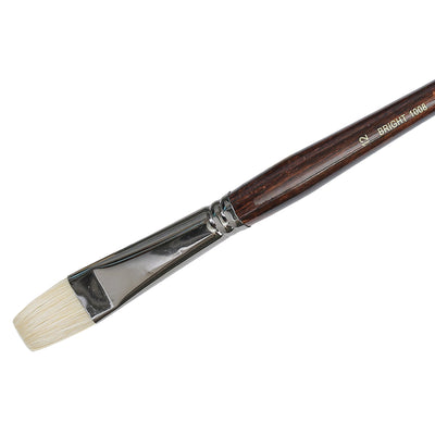 Brustro Artists Bristle White Bright Brush Series 1008 - Brush No. 12