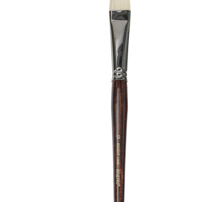 Brustro Artists Bristle White Bright Brush Series 1008 - Brush No. 12