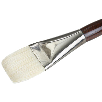 Brustro Artists Bristlewhite Flat Brush Series - 1008 - Brush No. 20 (for Oil & Acrylic)
