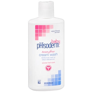 Phisoderm Baby Cream Wash, 8 oz.