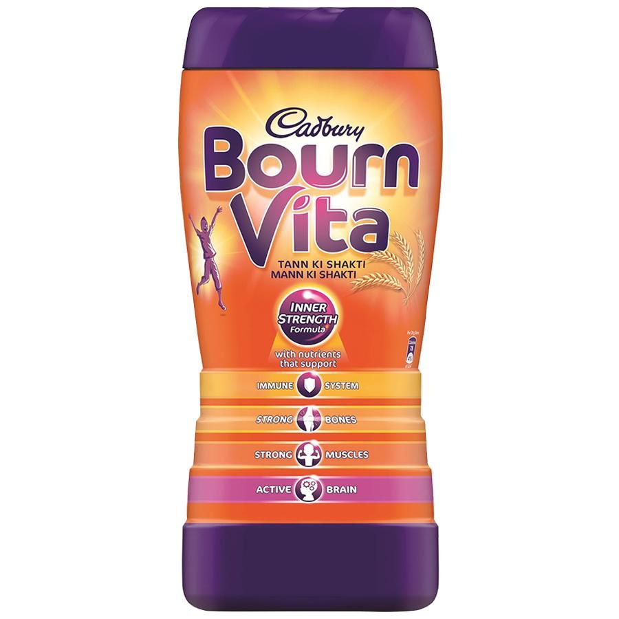 10x Bournvita Chocolate Health Drink - Bournvita, 10kg (1 Kg Jar x 10)