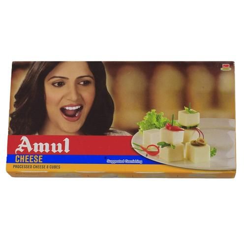 Amul Processed Cheese - Cubes, 200 g (8 Cubes)