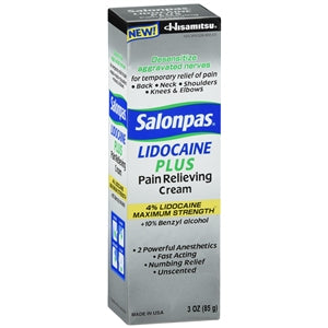 Salonpas Lidocaine Plus Pain Relieving Cream