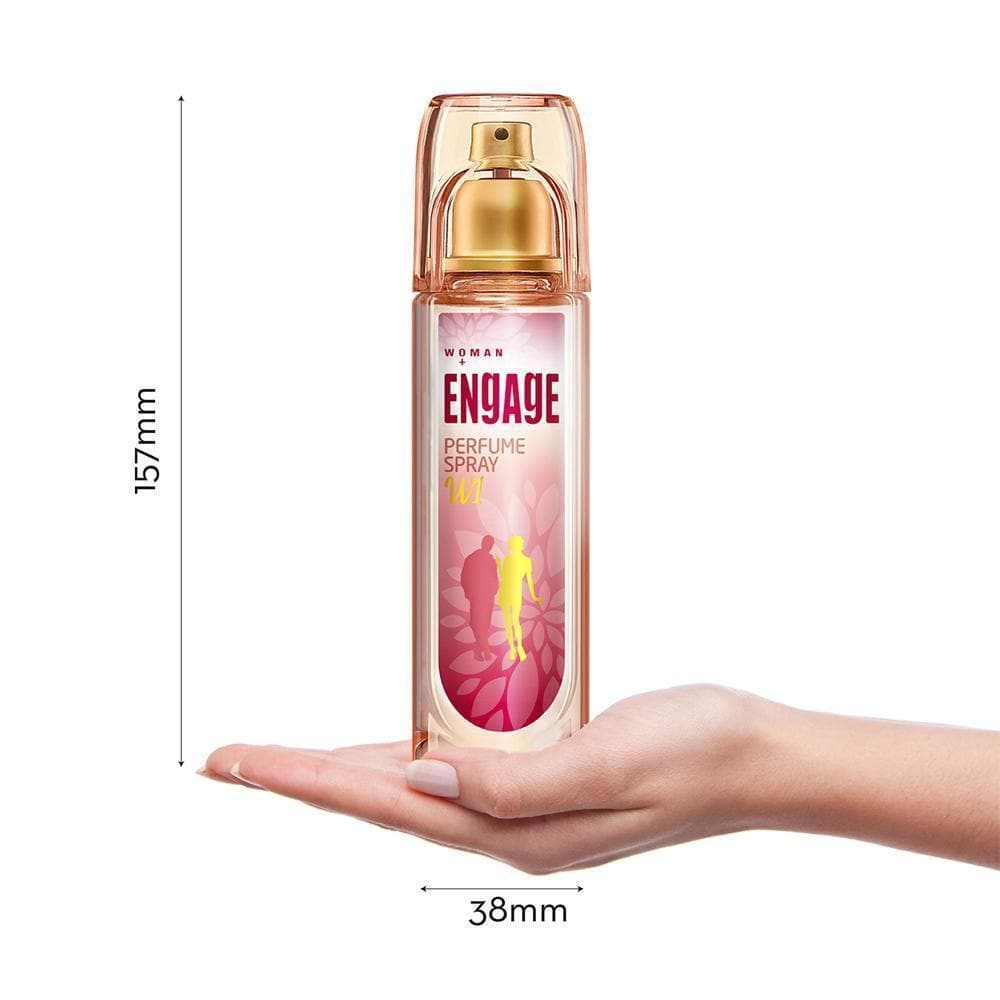 Engage W1 Perfume for Women Fruity and Floral Fragrance (120 ml)