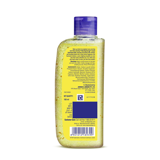 Clean & Clear Morning Energy Lemon Face Wash