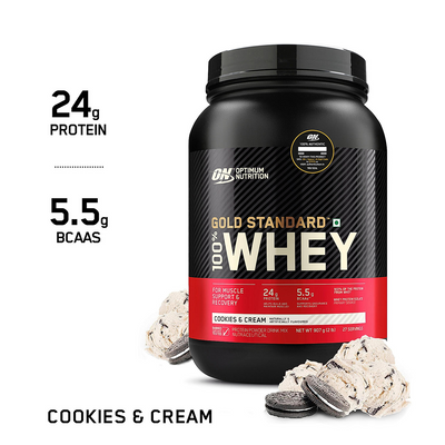 Gold Standard 100% Whey Protein Powder | Cookies & Cream | 2 lbs