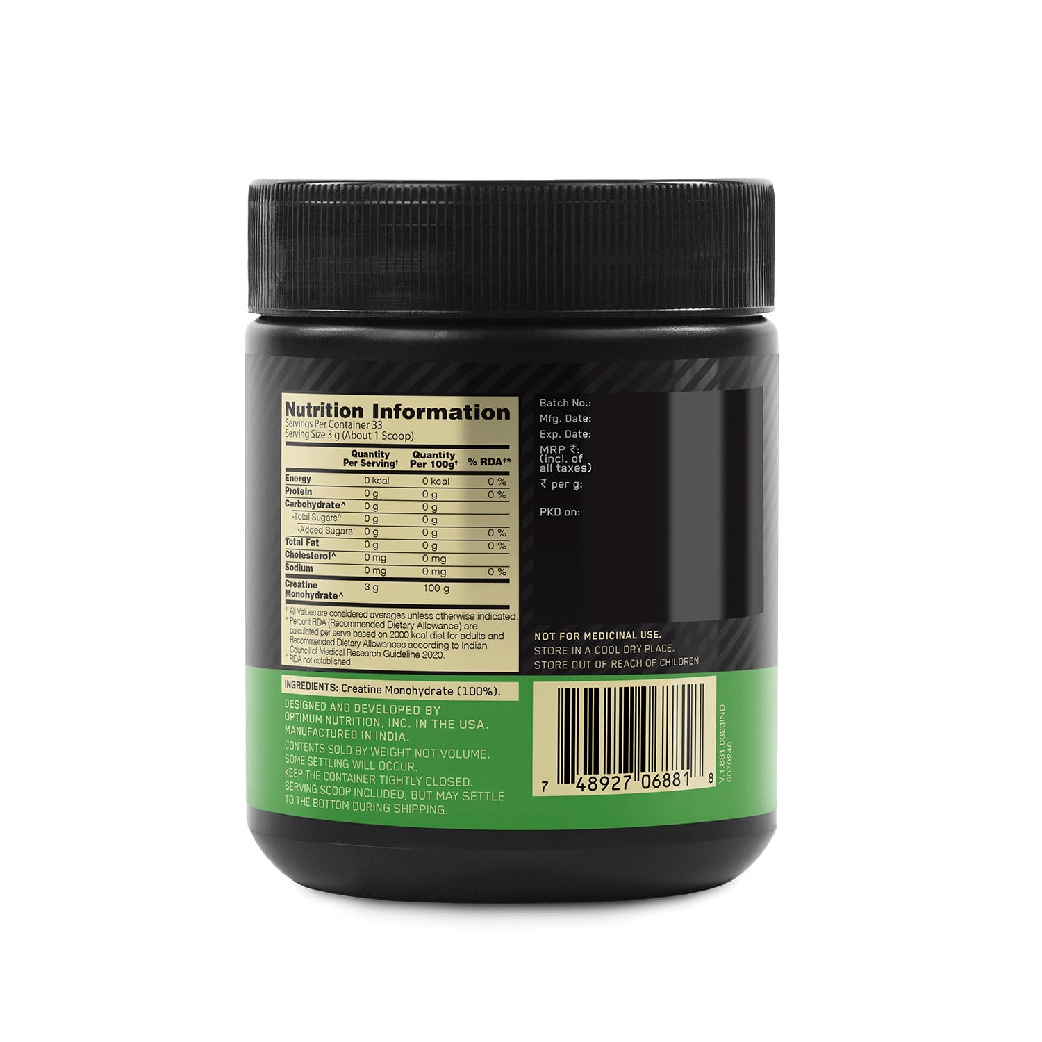 Serious Mass - Chocolate - 3 Kg + Creatine 100 g