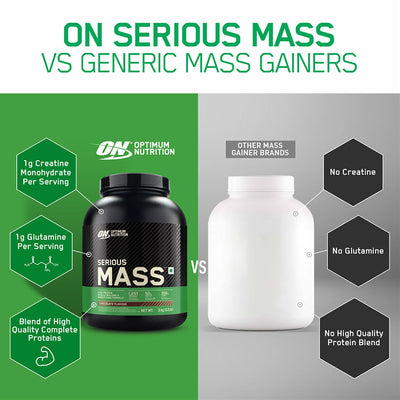 Serious Mass Weight Gainer - Vanilla flavour - 5KG