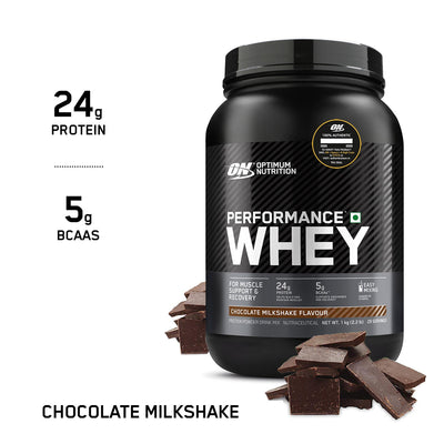 Performance Whey Protein | 1 kg (2.2 lbs) | Chocolate + Micronized Creatine Powder | Unflavoured | 100 g
