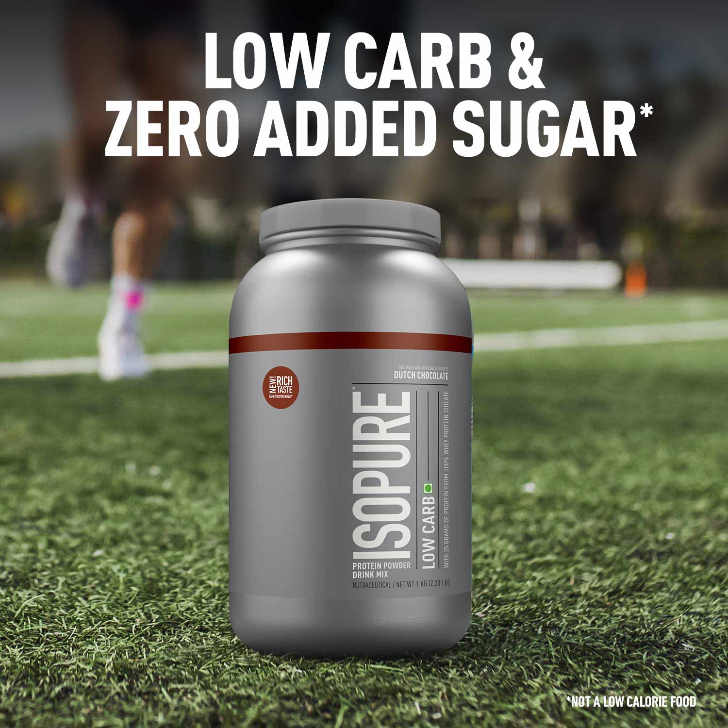 Isopure Low Carb Whey Protein Isolate Powder | Dutch Chocolate | 1 Kg