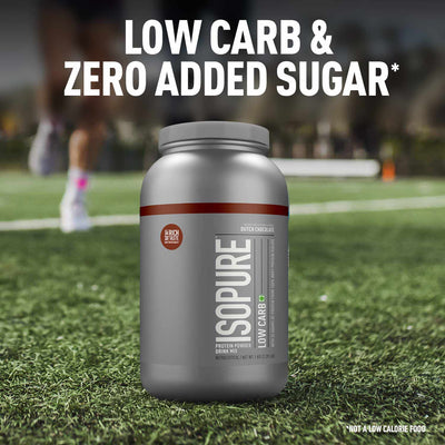 Isopure Low Carb Whey Protein Isolate Powder | Dutch Chocolate | 1 Kg