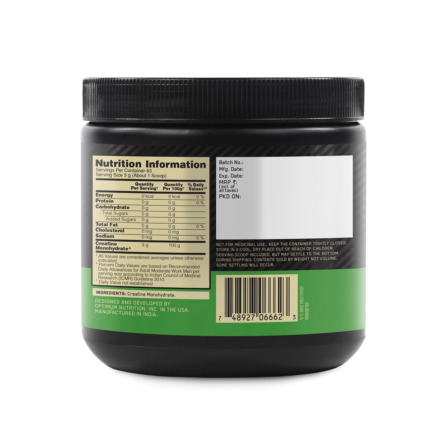 Gold Standard 100% Whey Protein Powder | Double Rich Chocolate | 4 kg and Micronised Creatine Powder | Unflavoured | 250 g