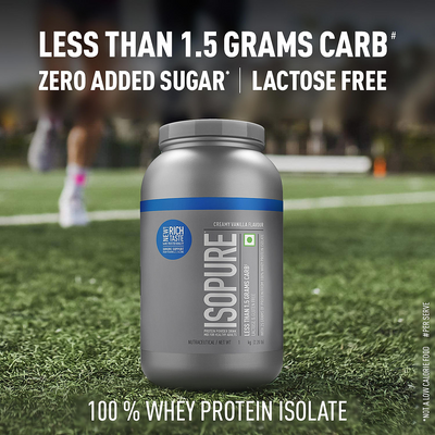 Isopure Whey Protein Isolate Powder with Vitamins for Immune Support |Creamy Vanilla | 1 Kg and Optimum Nutrition (ON) Gold Standard Pre-Workout- 142.5g/15 single serve packs (Green Apple Flavor), For Energy, Focus, Power, Endurance & Performance