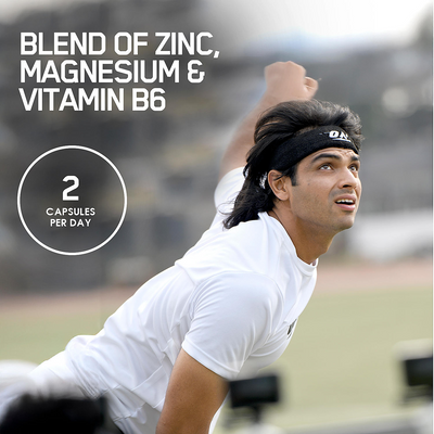 Micronized Creatine Powder | Unflavoured | 100 g +  Zinc Magnesium Aspartate (ZMA) - 60 Capsules