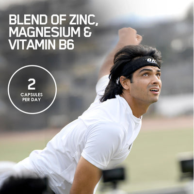 Multivitamin for MEN- 60 Tablets + Zinc Magnesium Aspartate (ZMA) - 60 Capsules