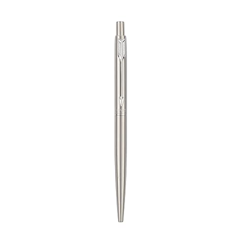 Parker Classic Stainless steel Ball Pen logo Keychain - Blue Ink, Pack Of 1