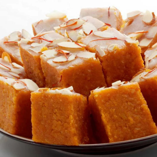 Ruchi Sweets Ghee Kesar Mohanthal | 500 gms