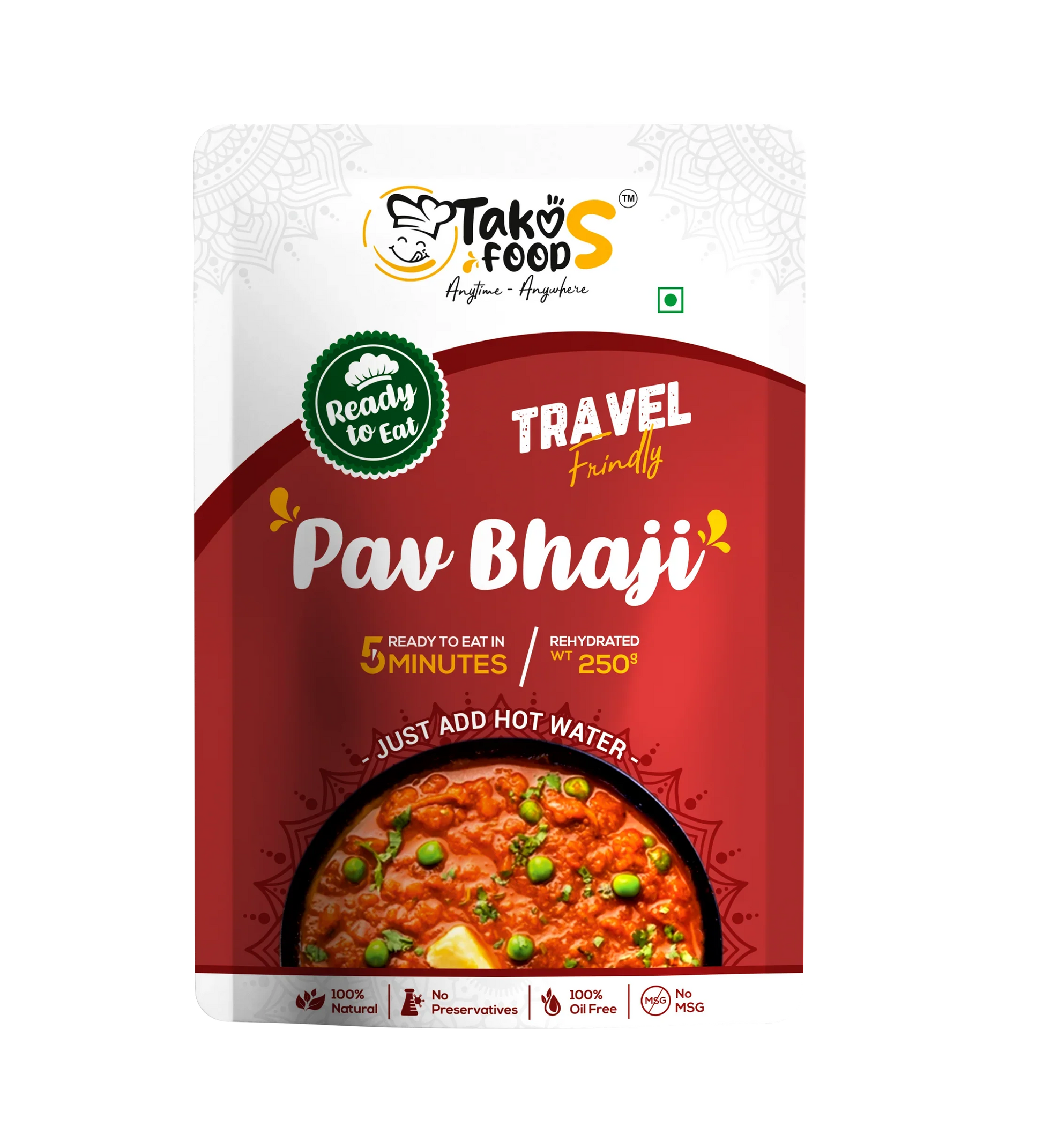 Takos Food Pav Bhaji | Ready To Eat 250 gms