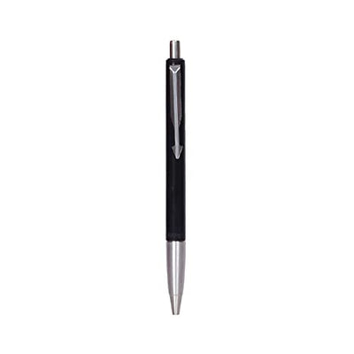 Parker Vector Standard Chrome Trim Roller Ball Pen With Purple Notebook Gift Set - Blue Ink, Pack Of 1
