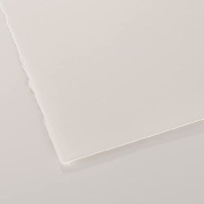 Arches Watercolour 185 GSM Hot Pressed Natural White 56 x 76 cm Paper Sheets, 10 Sheets