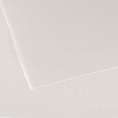 Arches Watercolour 300 GSM Hot Pressed Natural White 56 x 76 cm Paper Sheets, 10 Sheets