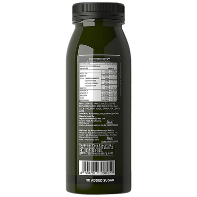 Raw Pressery Cold Extracted Juice - Lean -250 ml